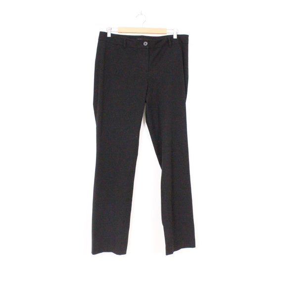 *Hilary Radley Black Straight High Waisted Trouser Pant - Picture 2 of 5